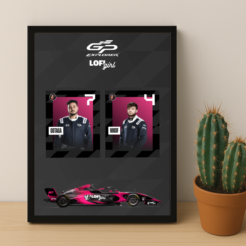 Cadre Photo GP Explorer Gotaga x Nikof Lofi Girl
