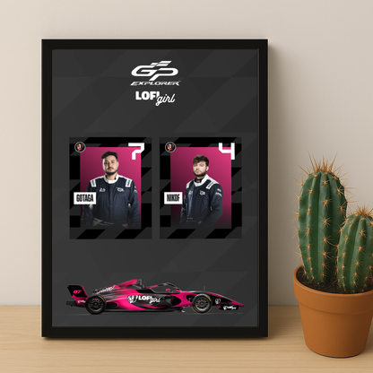 Cadre Photo GP Explorer Gotaga x Nikof Lofi Girl
