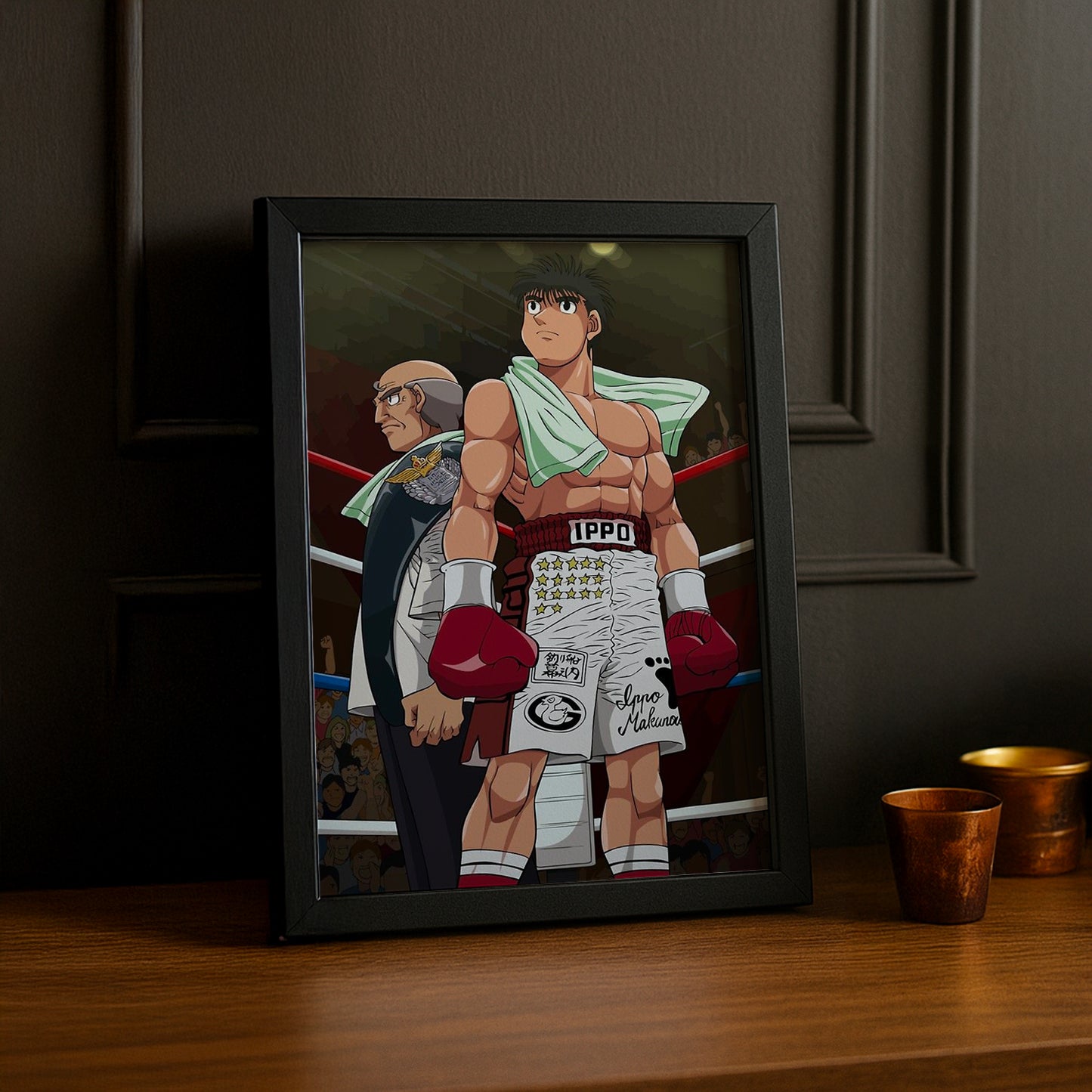 Cadre Photo Hajime no Ippo - Makunouchi Ippo x Kamogawa Genji