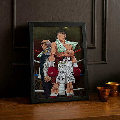 Cadre Photo Hajime no Ippo - Makunouchi Ippo x Kamogawa Genji