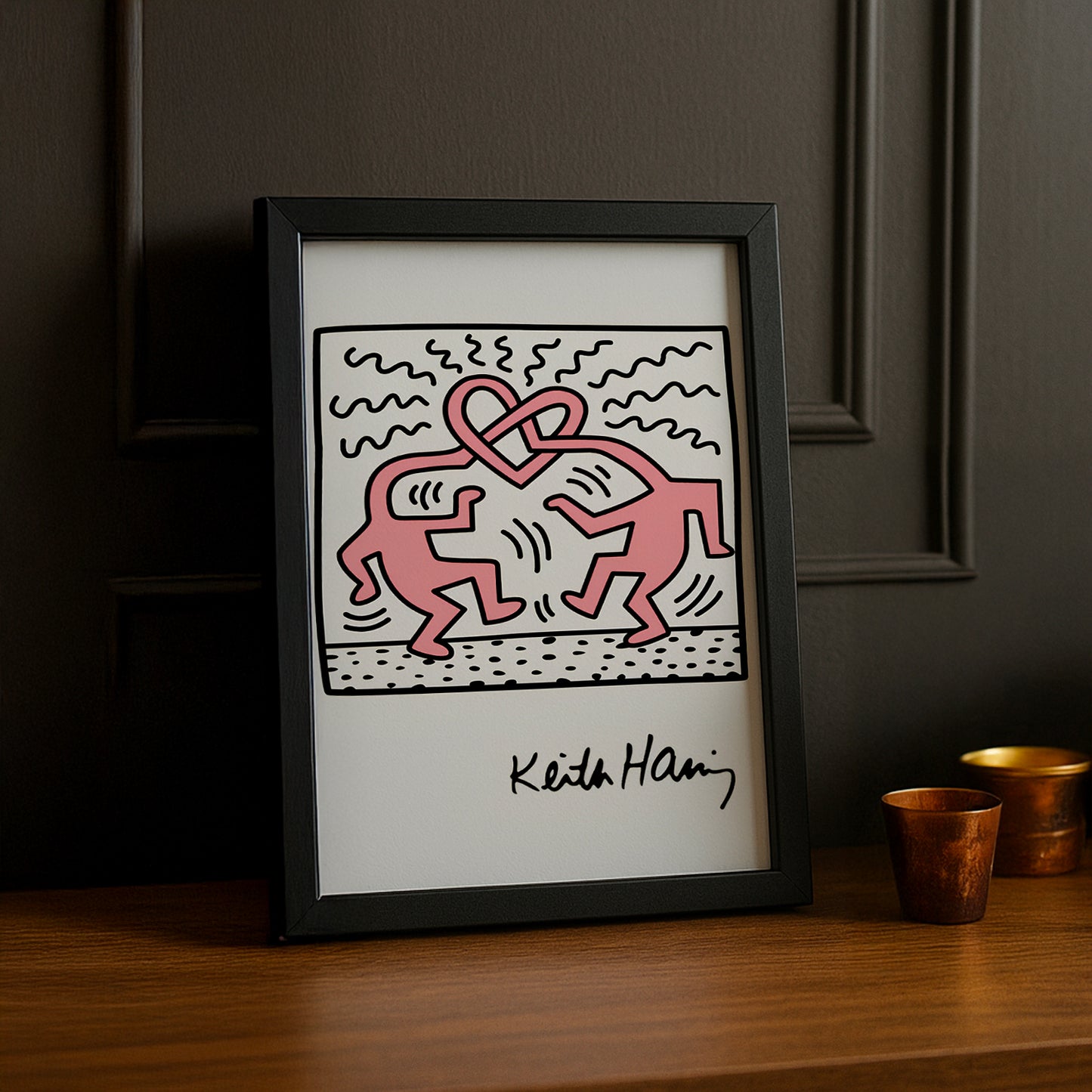 Cadre photo Keith Haring