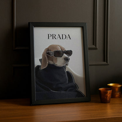 Cadre Photo Prada - Aesthetic Dog