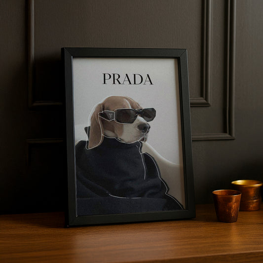 Cadre Photo Prada - Aesthetic Dog