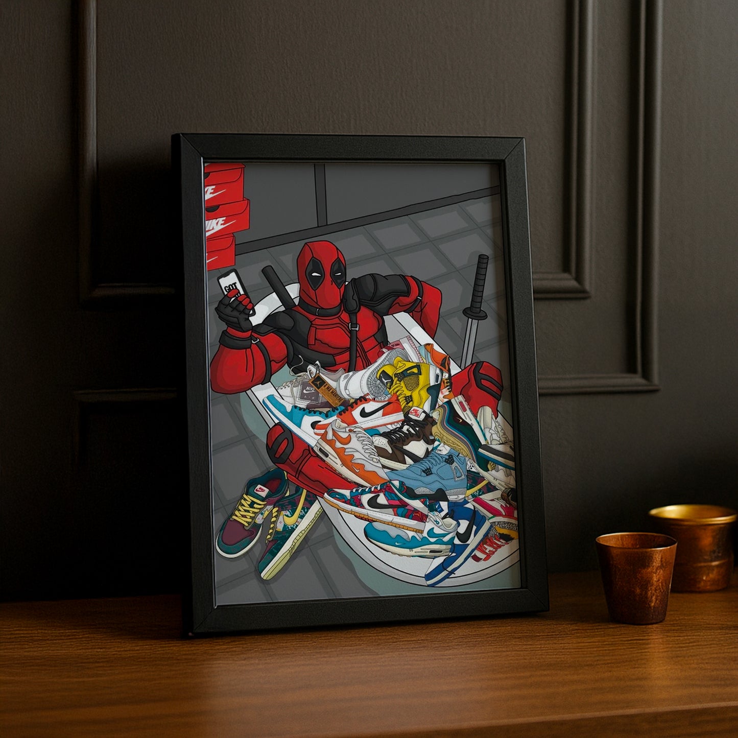 Cadre Photo Nike - Deadpool