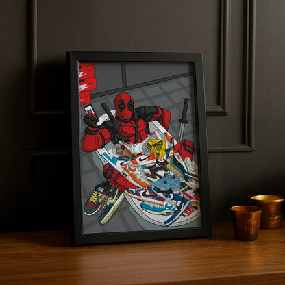 Cadre Photo Nike - Deadpool