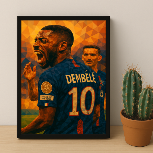 Dembélé Illustration Paris Saint-Germain