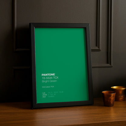 Cadre Photo Pantone - Bright Green