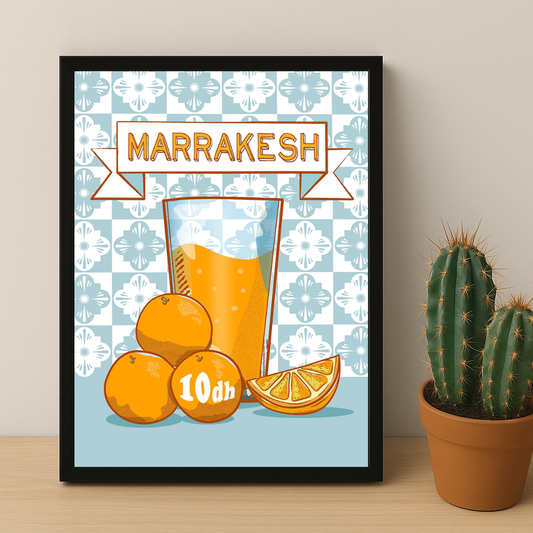Maroc Marrakech Juice - Poster