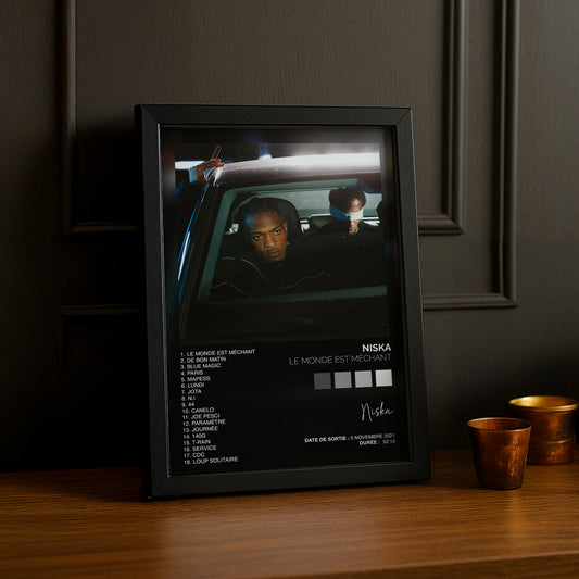 Cadre photo Album - Le monde est méchant de Niska