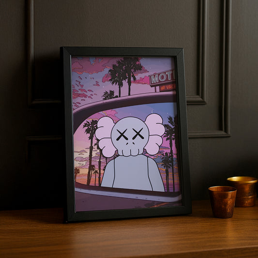 Cadre photo Kaws Chill