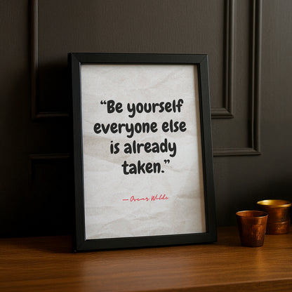 Cadre Photo Motivation - Be Yourself