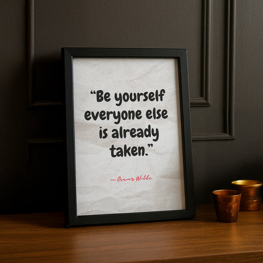 Cadre Photo Motivation - Be Yourself