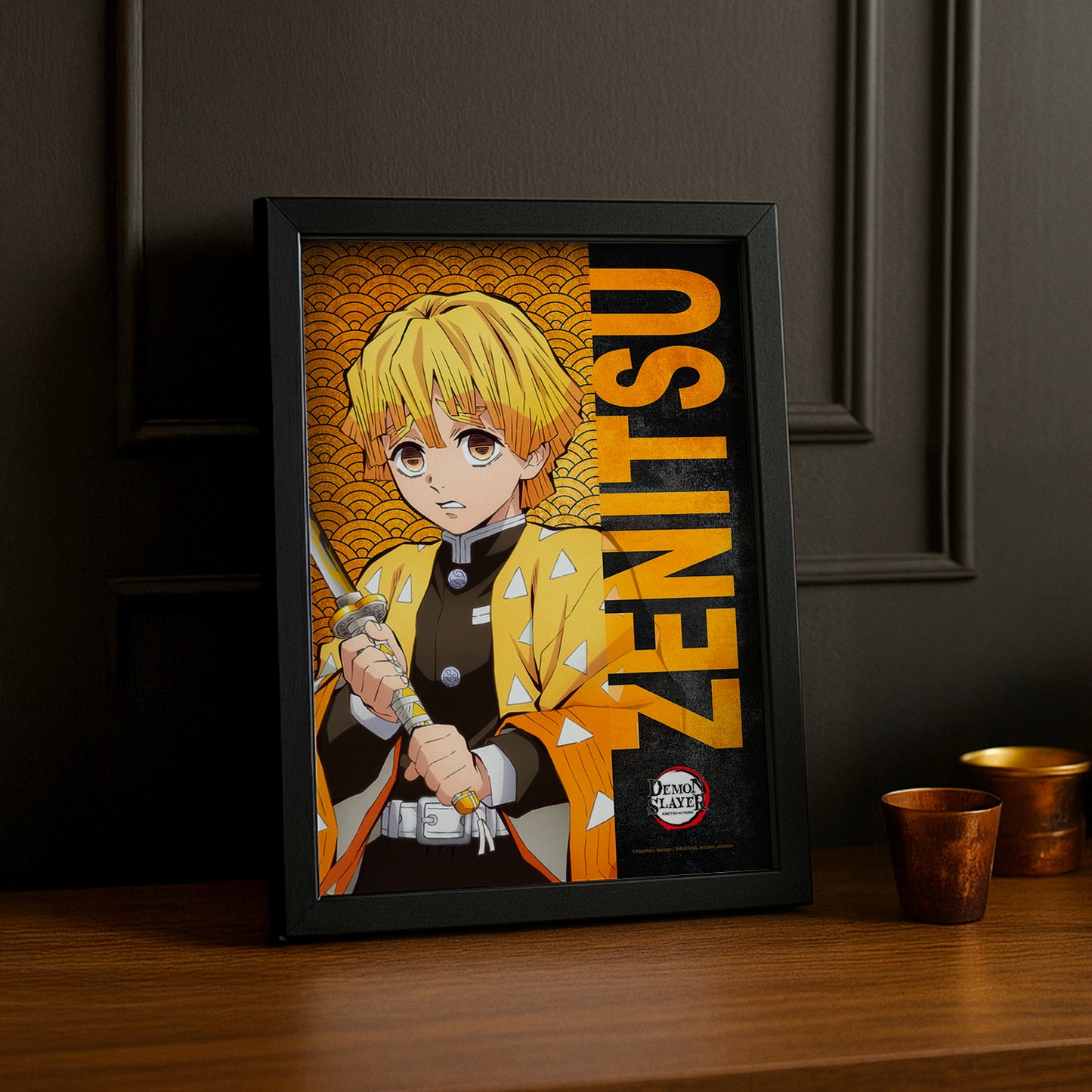 Cadre Photo Demon Slayer - Zenitsu