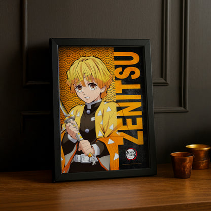 Cadre Photo Demon Slayer - Zenitsu
