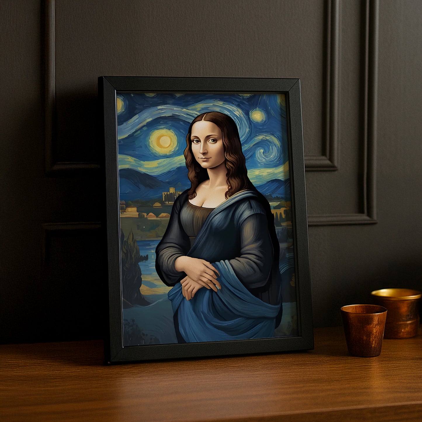 Cadre photo Mona Lisa La Joconde Pop art