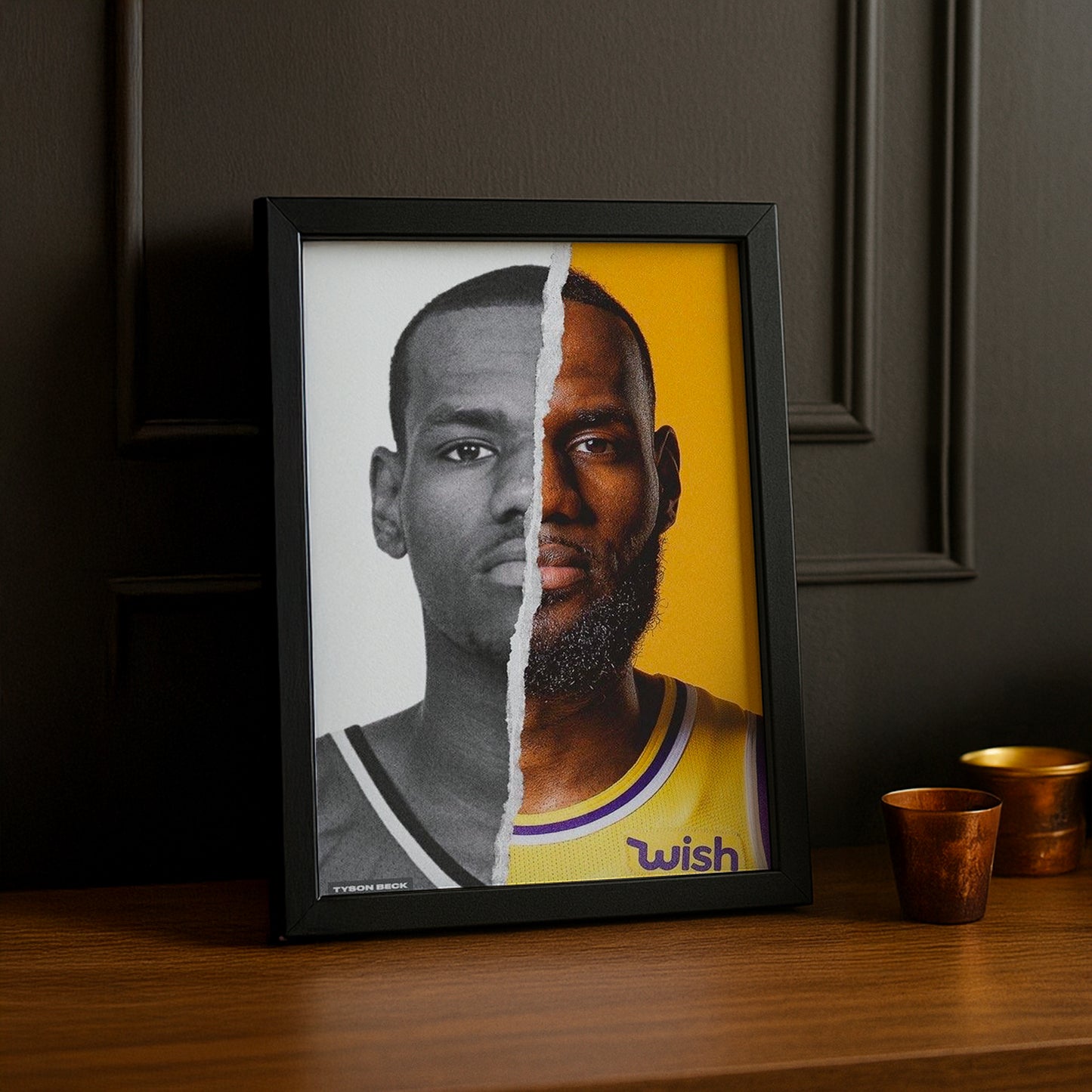 Cadre photo NBA - Old James