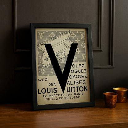 Cadre photo Louis Vuitton Volez, voyagez, voguez