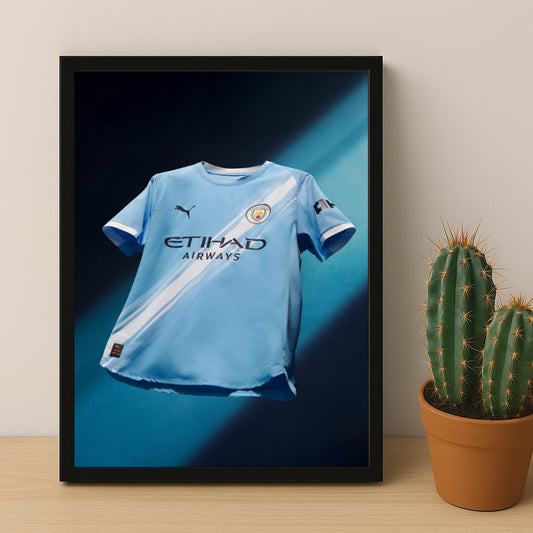 Cadre photo - Maillot Manchester City 25-26