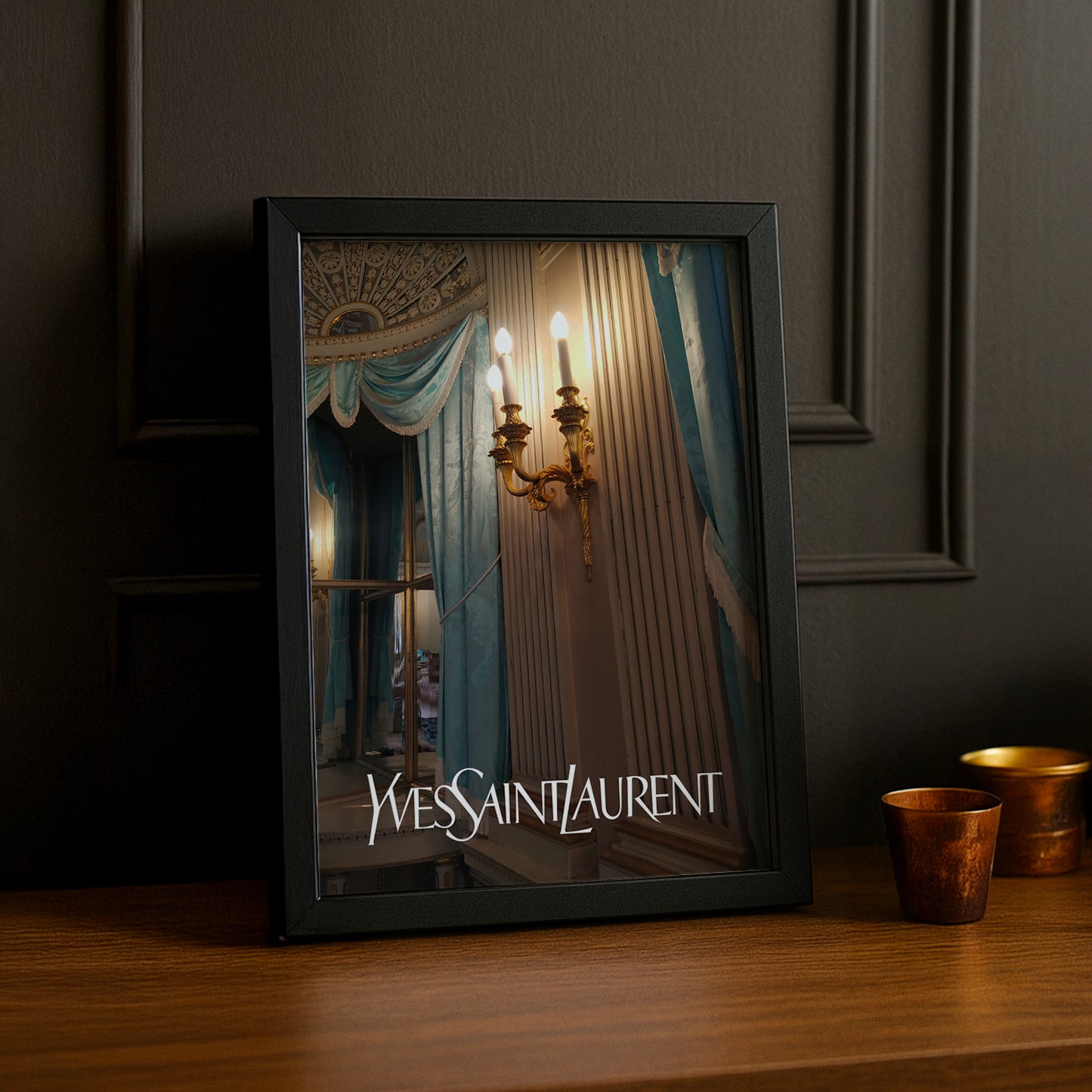 Cadre photo Yves Saint Laurent - Château