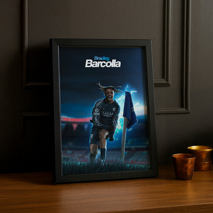 Cadre Photo Paris Saint-Germain - Bradley Barcola