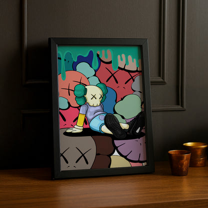 Cadre photo Kaws - Halloween