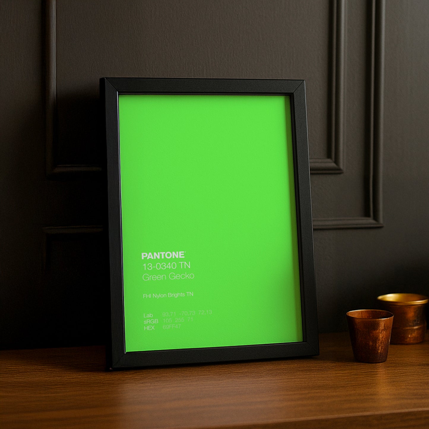 Cadre Photo Pantone - Green Gecko