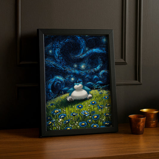 Cadre Photo Pokémon - Ronflex Aesthetic