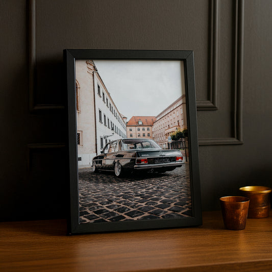 Cadre photo Mercedes Old School