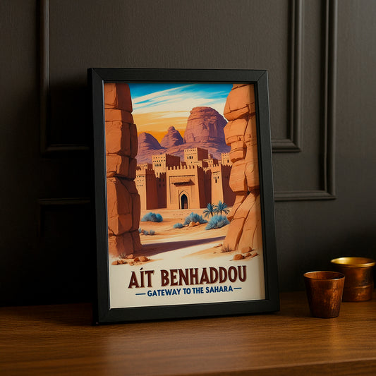 Ait Benhaddou Sahara Maroc - Poster