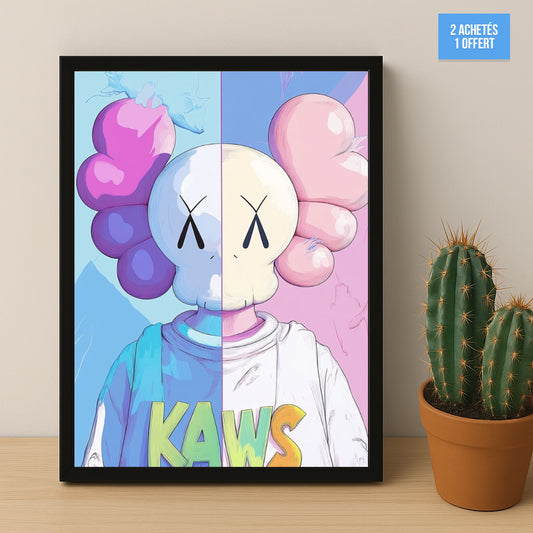 Poster Kaws - Companion T-Shirt