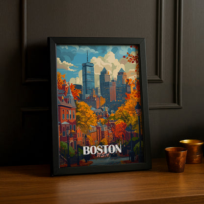 Cadre photo Boston USA
