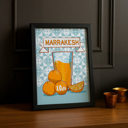 Maroc Marrakech Juice - Poster