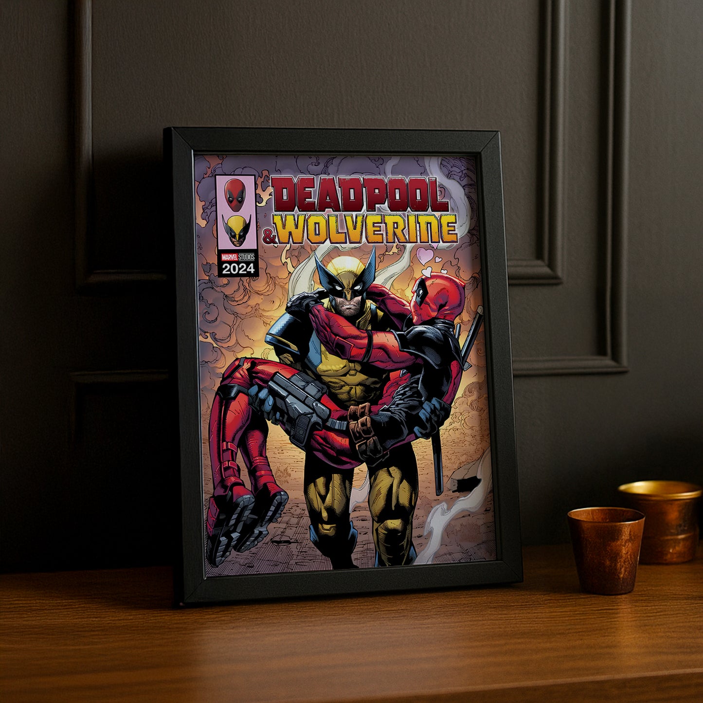 Cadre photo Wolverine & Deadpool Marvel