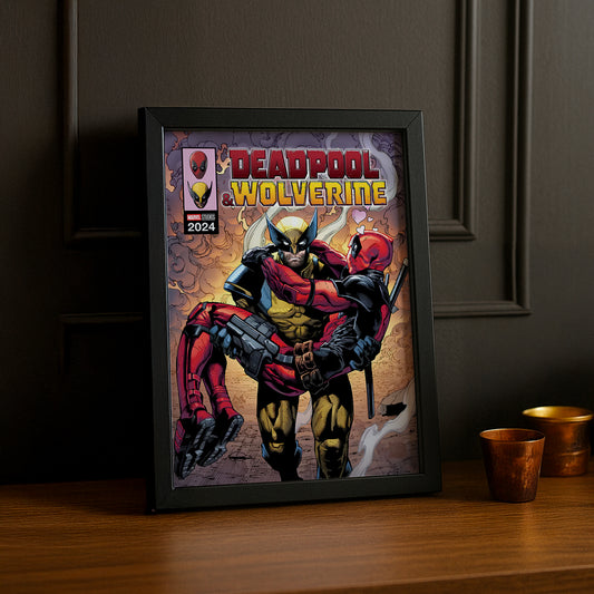 Cadre photo Wolverine & Deadpool Marvel