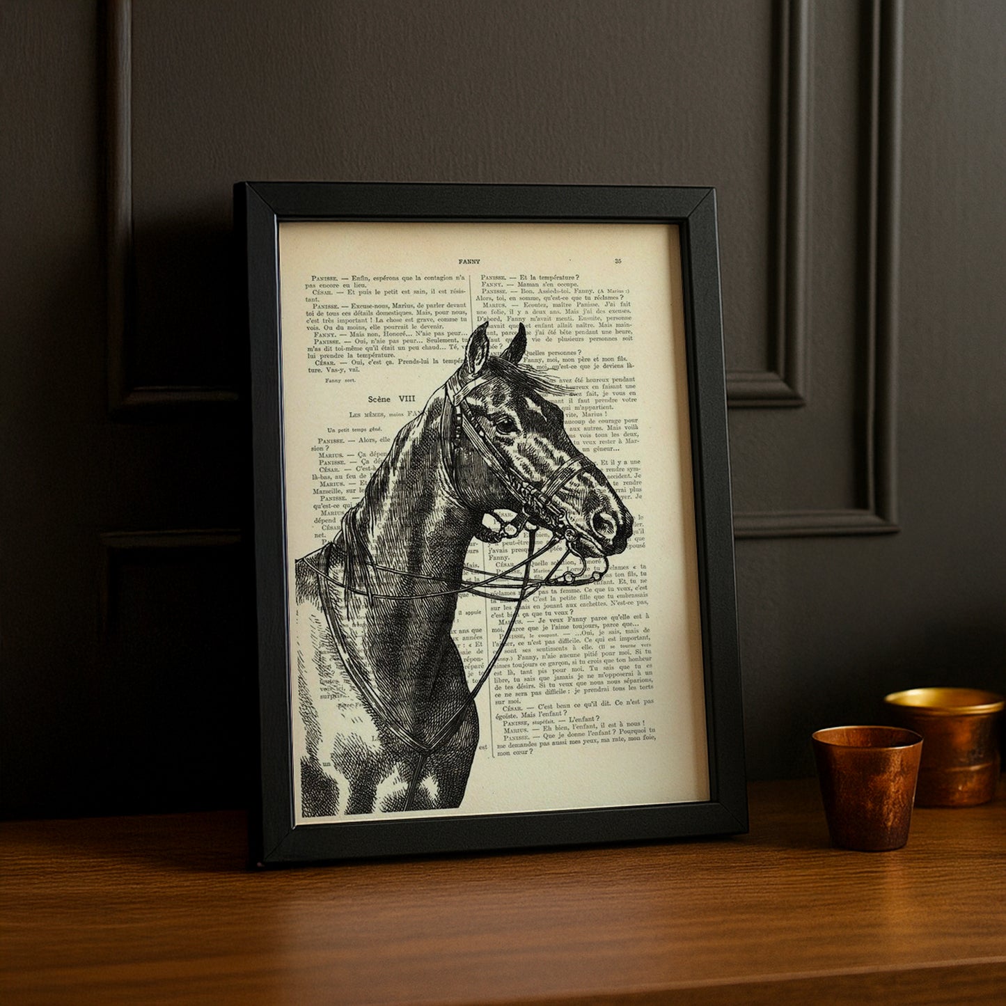 Cadre photo Équitation - Cheval History