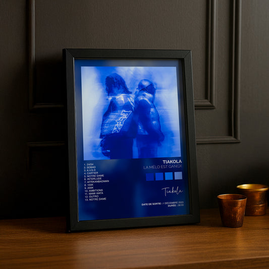 Cadre photo Album Musicaux - La Mélo est gangx de Tiakola