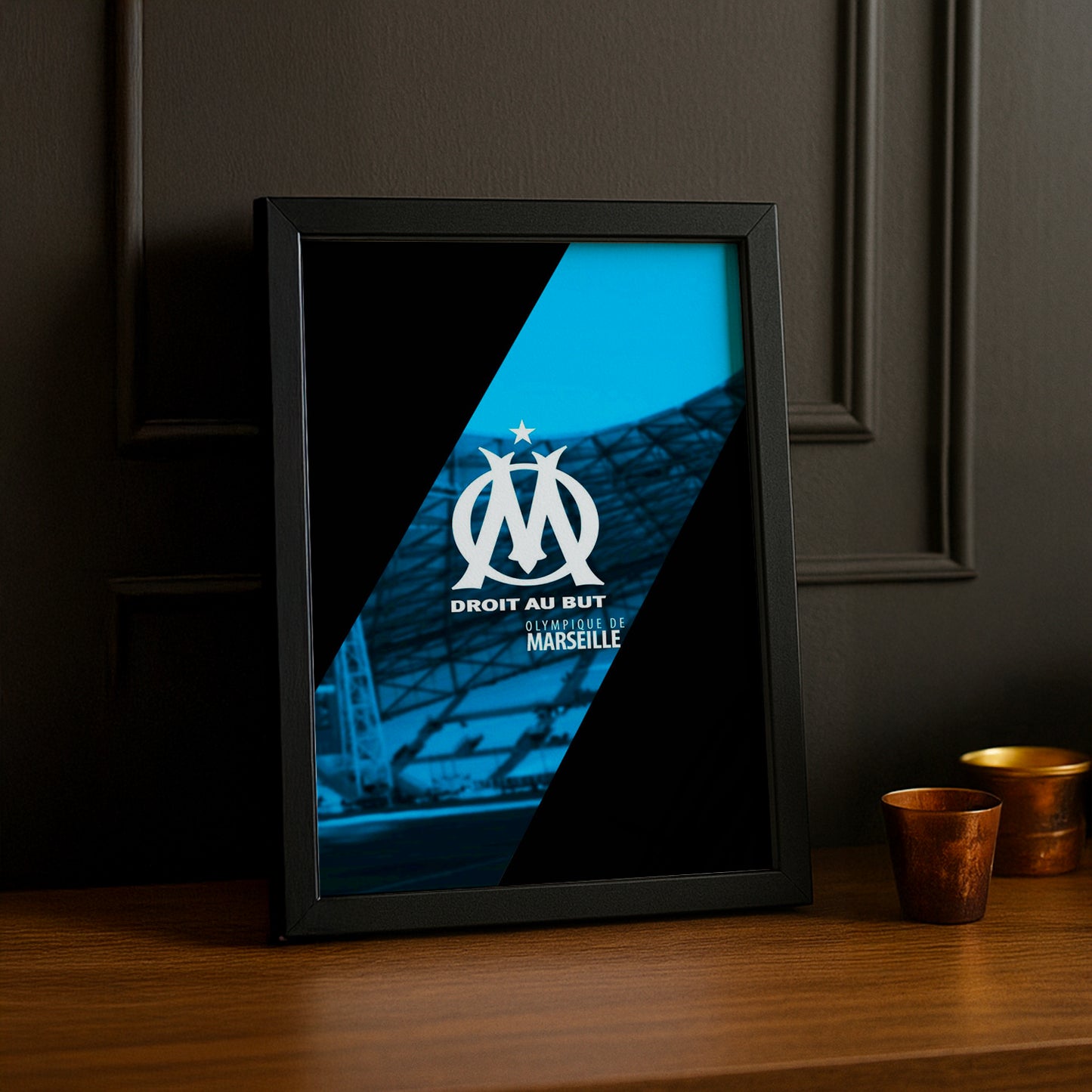 Cadre Photo Olympique de Marseille - Aesthetic