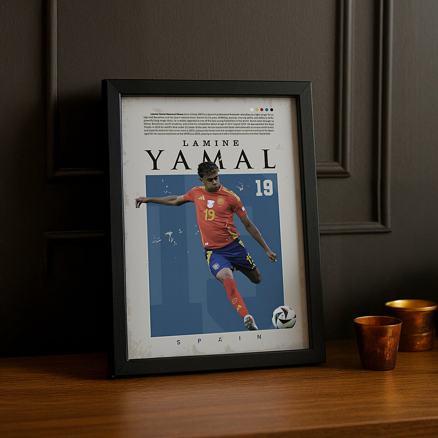 Cadre photo de Lamine Yamal