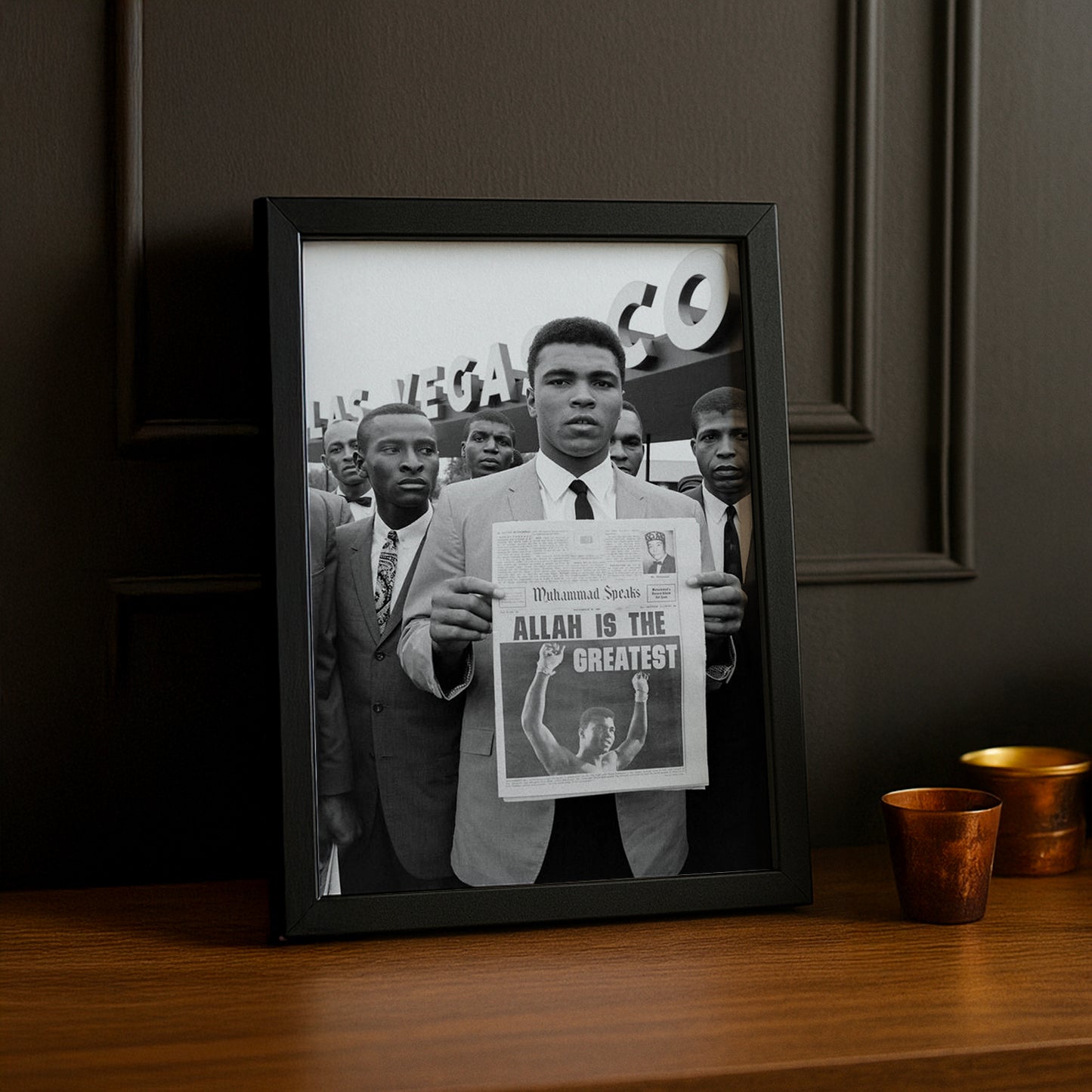 Cadre Photo Boxe - Muhammad Ali "Allah Is The Greatest"
