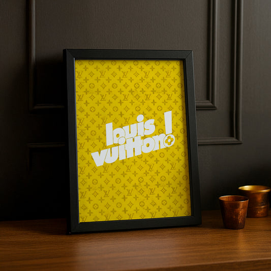 Cadre photo Louis Vuitton Yellow