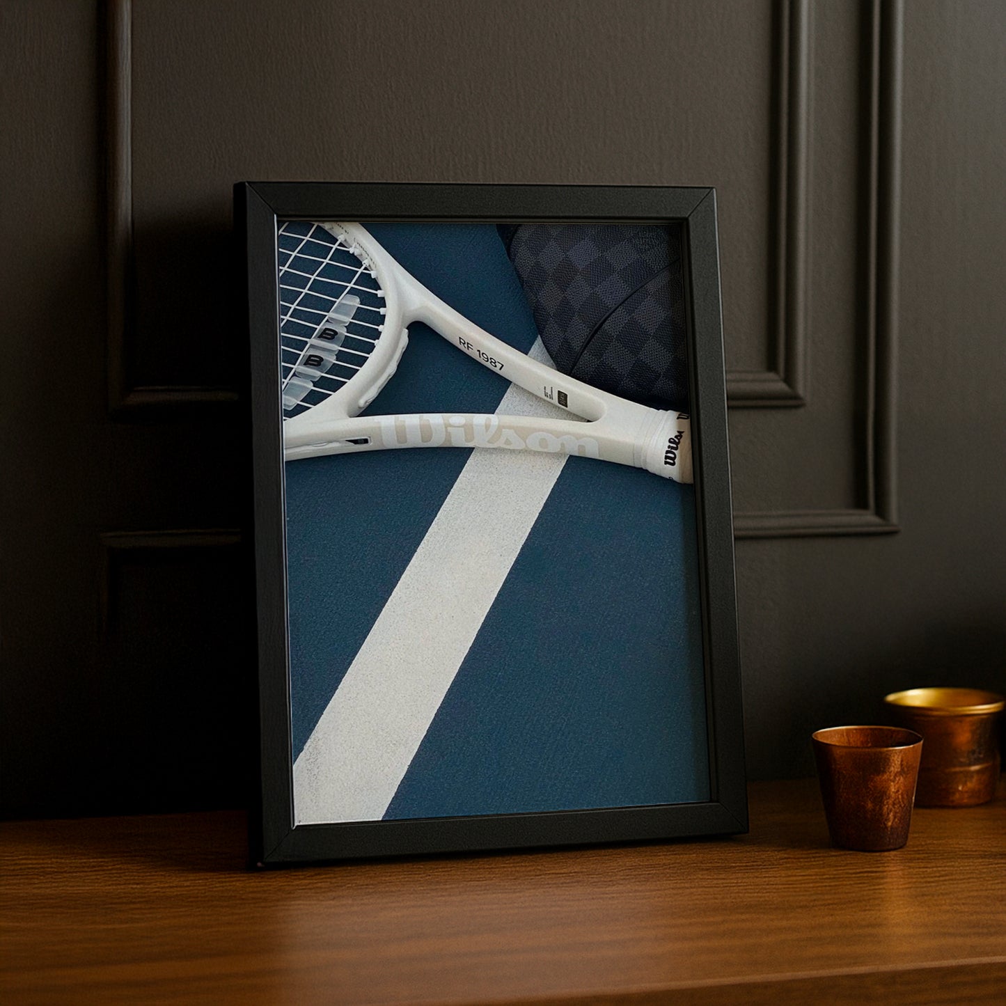 Cadre photo Tennis - Raquette Wilson