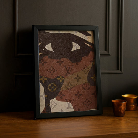 Cadre photo Louis Vuitton motif
