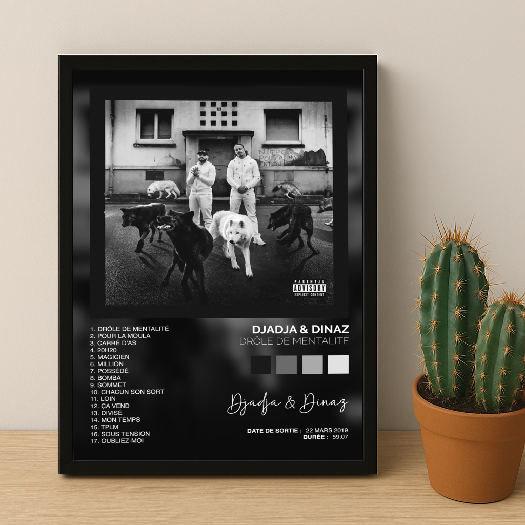 Cadre photo Album - Drôle de Mentalité Djadja & Dinaz
