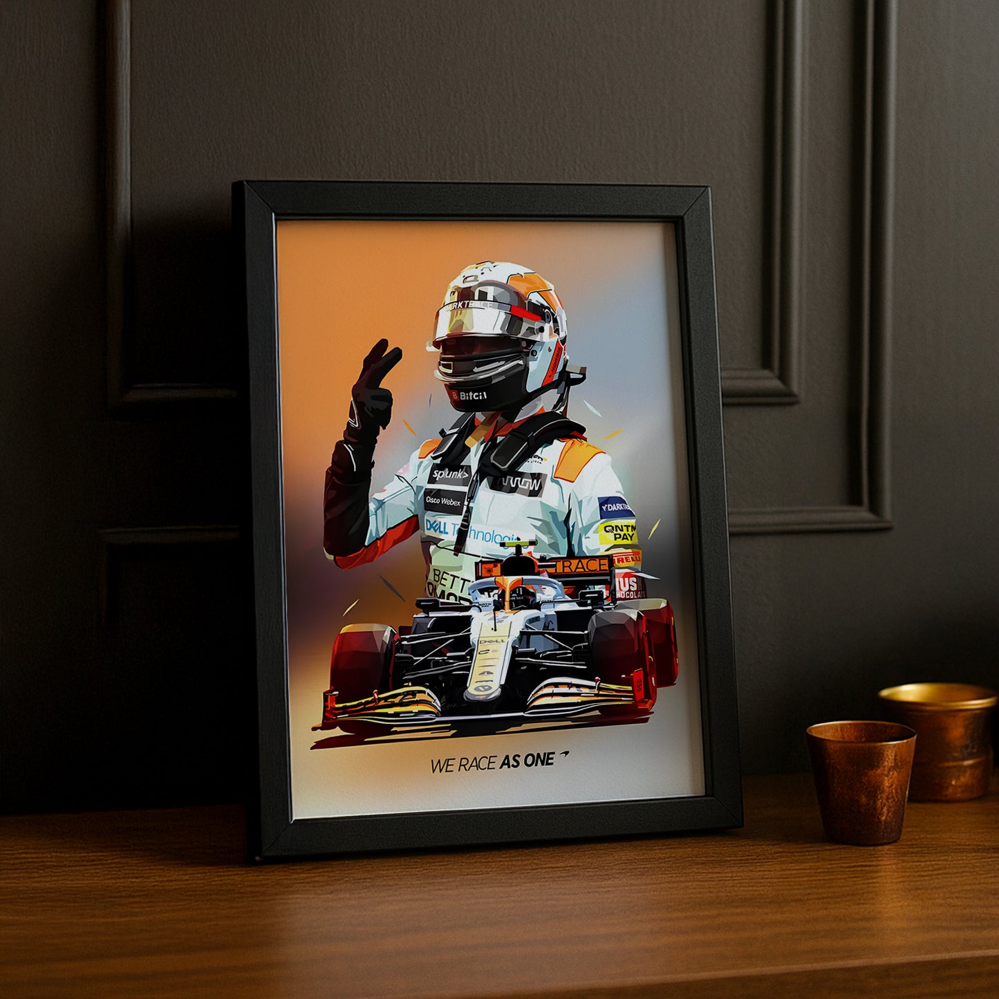 Cadre photo Formule 1 We race as one