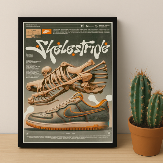 Poster Nike Air Force Skelestrine