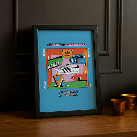 Cadre photo Adidas - Superstar Residence