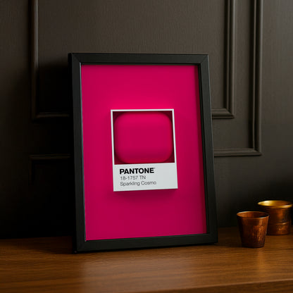 Cadre Photo Pantone Étiquette - Sparkling Cosmo