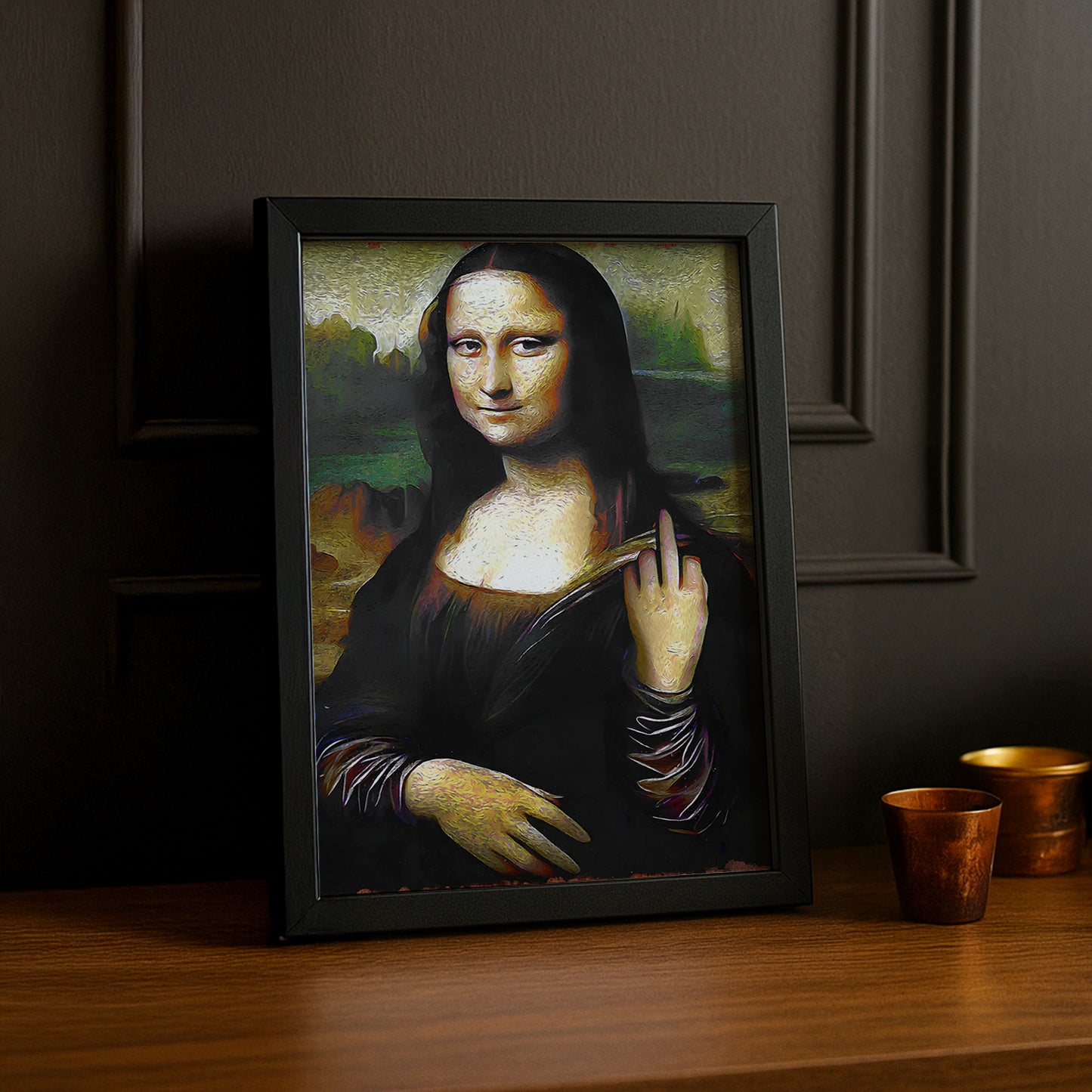 Cadre photo Mona Lisa La Joconde