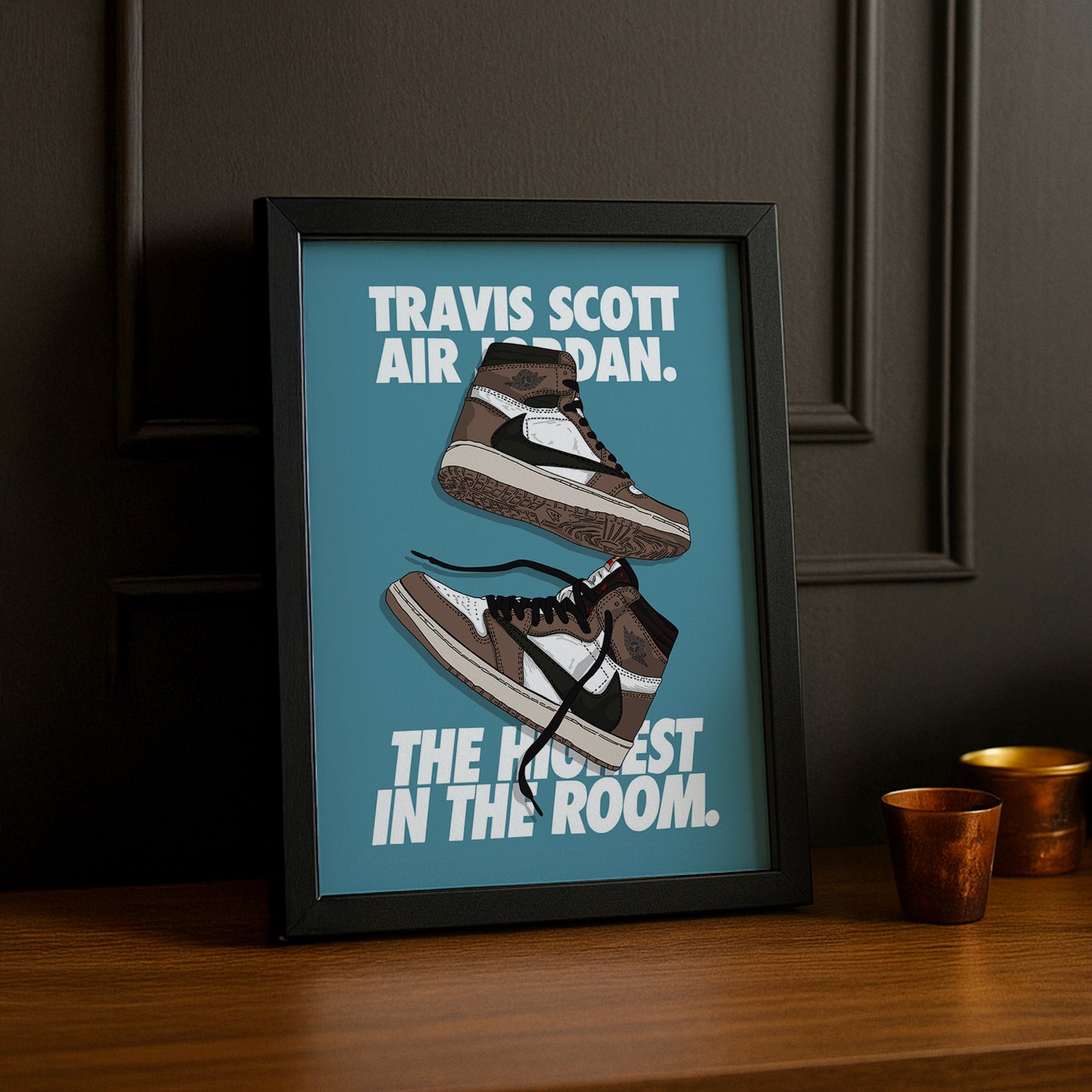 Cadre photo Air Jordan Travis Scott The Highest in the room