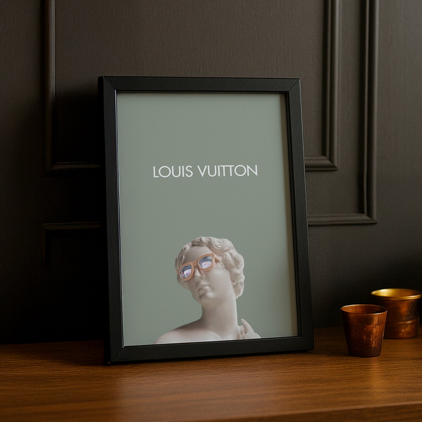 Cadre photo Louis Vuitton - Statue Glasses